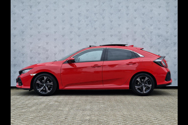 Honda Civic 1.0 i-VTEC Executive Automaat | Leder | Panoramdak | Navi | PDC | Android Auto/Apple CarPlay | Stoelverwarming | BSD |