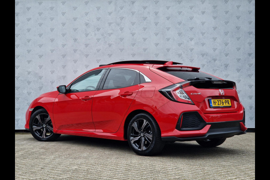 Honda Civic 1.0 i-VTEC Executive Automaat | Leder | Panoramdak | Navi | PDC | Android Auto/Apple CarPlay | Stoelverwarming | BSD |