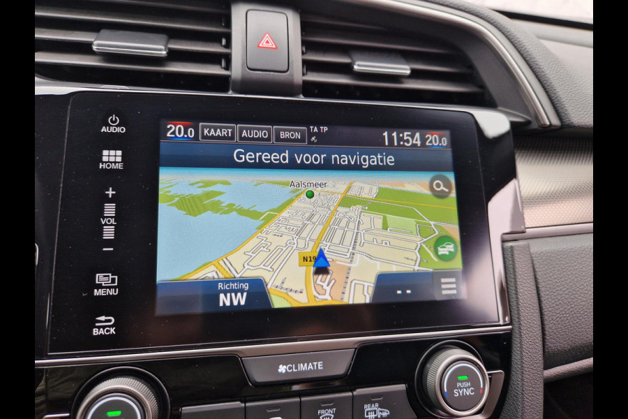 Honda Civic 1.0 i-VTEC Executive Automaat | Leder | Panoramdak | Navi | PDC | Android Auto/Apple CarPlay | Stoelverwarming | BSD |