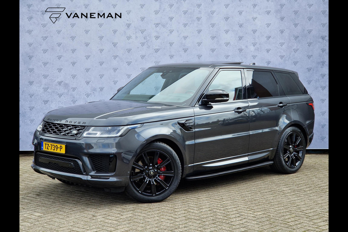 Land Rover Range Rover Sport 2.0 P400e HSE Dynamic | Pano | Luchtvering | Meridian | Memory | 4x Stoelverwarming | LED | BSD | Camera |