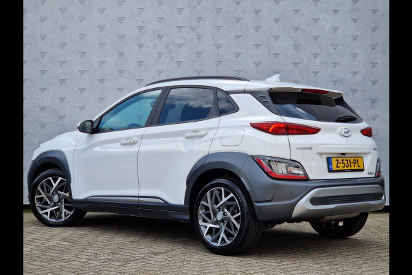 Hyundai Kona 1.6 GDI Hybrid Premium Automaat | HUD | Clima | Camera | PDC | Navi | Key-less | LED | Stoelverwarming |