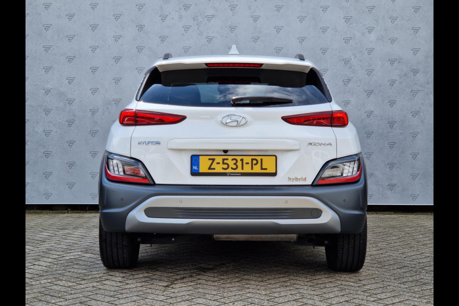 Hyundai Kona 1.6 GDI Hybrid Premium Automaat | HUD | Clima | Camera | PDC | Navi | Key-less | LED | Stoelverwarming |