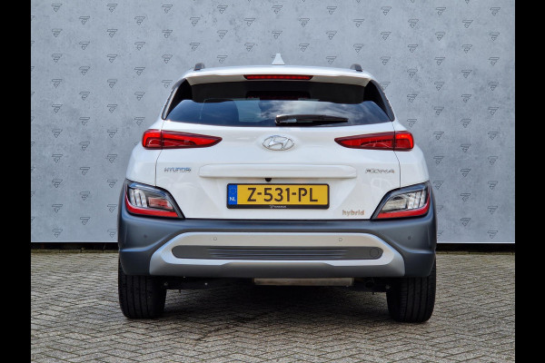 Hyundai Kona 1.6 GDI Hybrid Premium Automaat | HUD | Clima | Camera | PDC | Navi | Key-less | LED | Stoelverwarming |