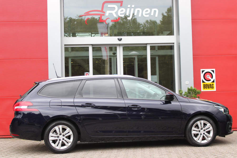 Peugeot 308 SW 1.2 110PK BLUE LEASE EXECUTIVE | NAVIGATIE 10" TOUCHSCREEN | APPLE CARPLAY/ANDROID AUTO | PANORAMA DAK | DAB+ RADIO | CLIMATE CONTROL | PARKEERSENSOREN VOOR EN ACHTER| LICHTMETALEN VELGEN | CRUISE CONTROL | REGEN/LICHT SENSOR |