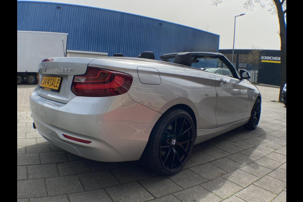 BMW 2 Serie Cabrio 220i Executive - Navigatie I Airco I PDC I 1/2 Leer I "19" Sport velgen & Sport pakket I Dealer onderhouden