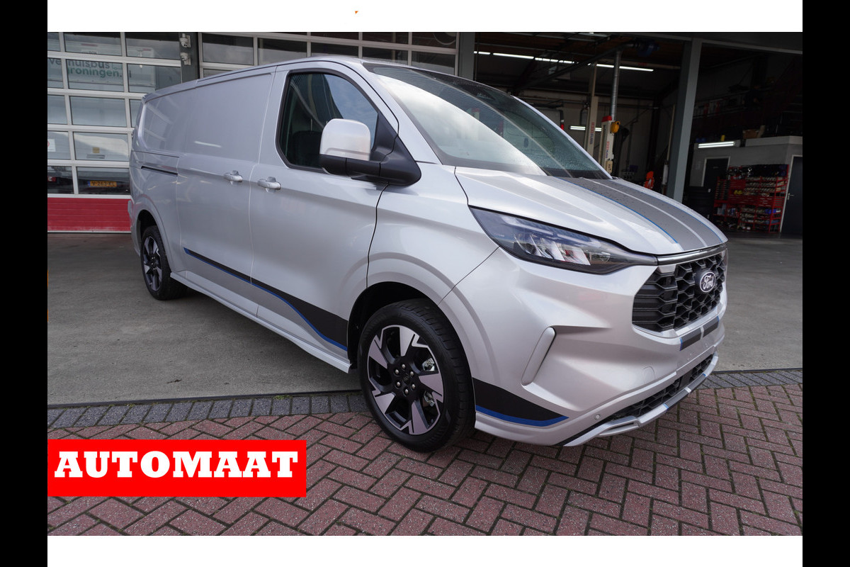 Ford Transit Custom 300L 2.0 TDCI 170PK L2H1 Sport Automaat Schuifdeur L / R Nr. V025 | Airco | Adap.Cruise | Navi | Camera | Blis | 19" Lm velgen