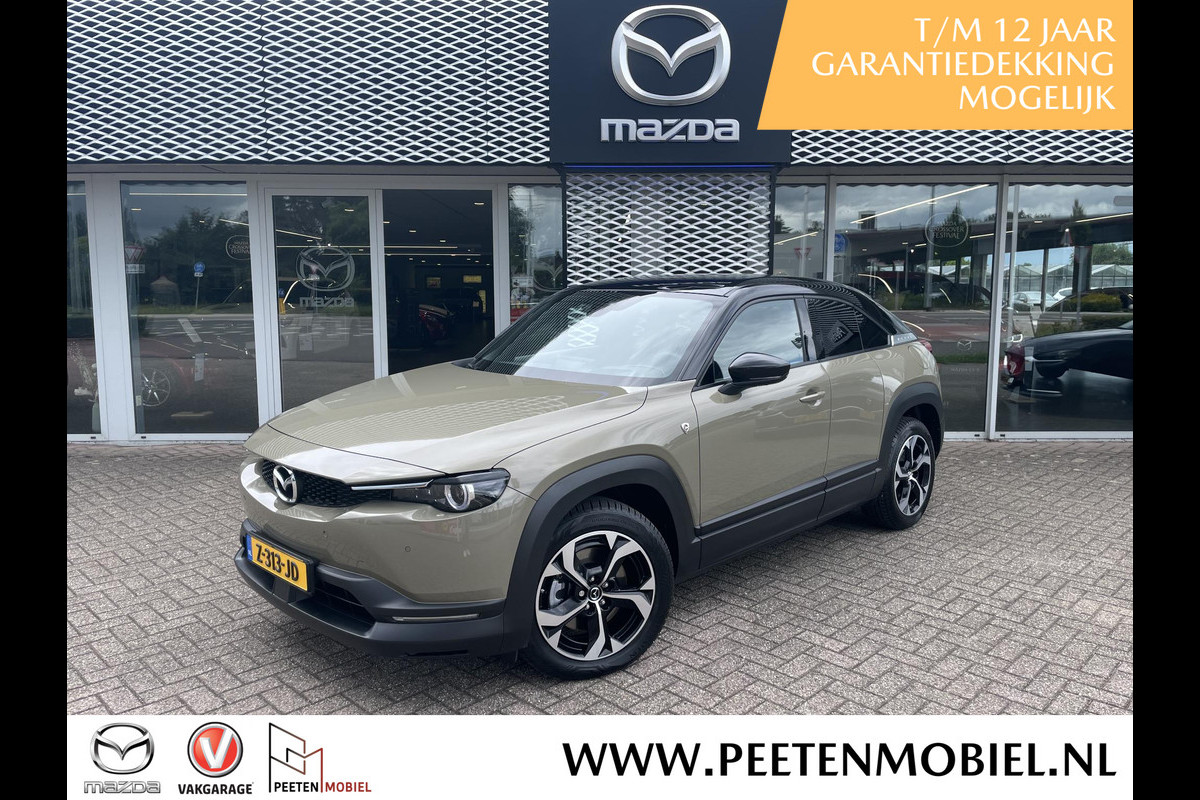 Mazda MX-30 e-SkyActiv R-EV 170 Makoto + Premium Pakket | VAKANTIEVOORDEEL! | NIEUWSTAAT | BTW AUTO | BOSE |