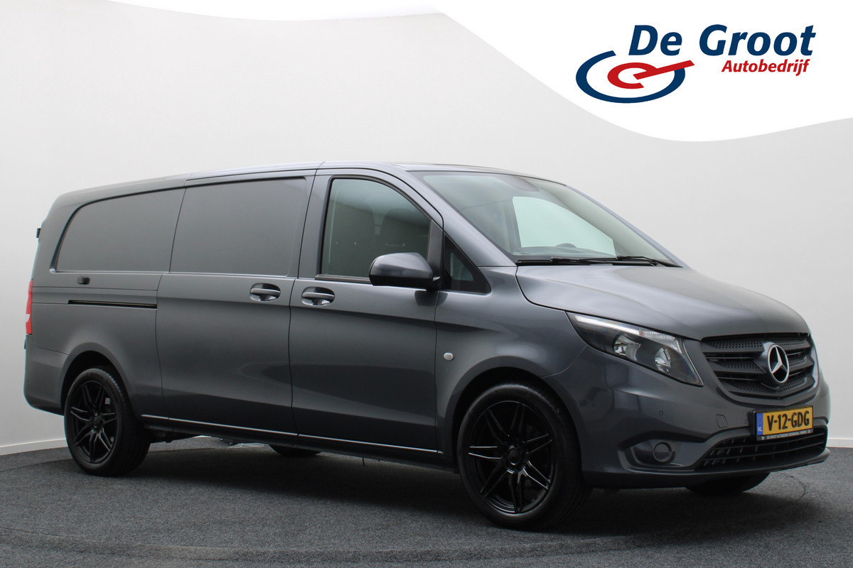 Mercedes-Benz Vito 116 CDI Extra Lang Automaat 3-Zits, Airco, Navigatie, Camera, Apple CarPlay, Cruise, Achterdeuren 270°