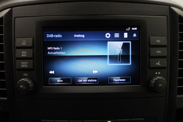 Mercedes-Benz Vito 116 CDI Extra Lang Automaat 3-Zits, Airco, Navigatie, Camera, Apple CarPlay, Cruise, Achterdeuren 270°