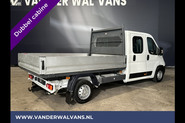 Peugeot Boxer 2.0 BlueHDI 131pk Pick up Dubbele Cabine Open Laadbak Euro6 Airco | 7-zits Navigatie