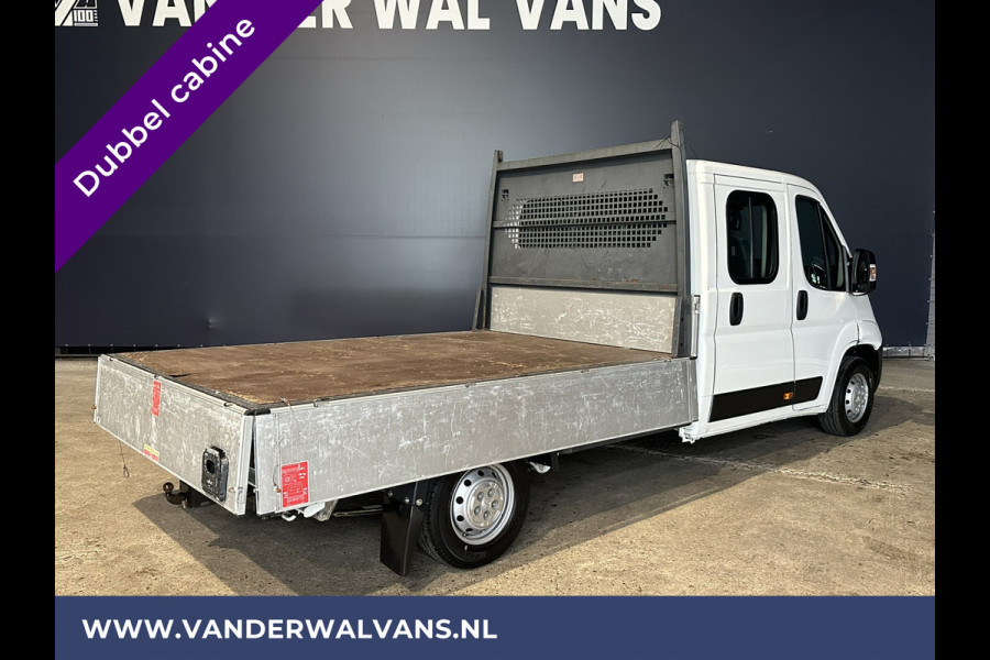 Peugeot Boxer 2.0 BlueHDI 131pk Pick up Dubbele Cabine Open Laadbak Euro6 Airco | 7-zits Navigatie