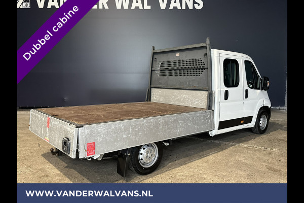 Peugeot Boxer 2.0 BlueHDI 131pk Pick up Dubbele Cabine Open Laadbak Euro6 Airco | 7-zits Navigatie