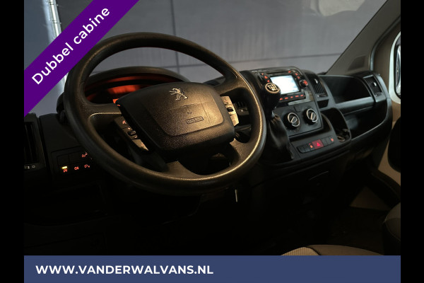 Peugeot Boxer 2.0 BlueHDI 131pk Pick up Dubbele Cabine Open Laadbak Euro6 Airco | 7-zits Navigatie