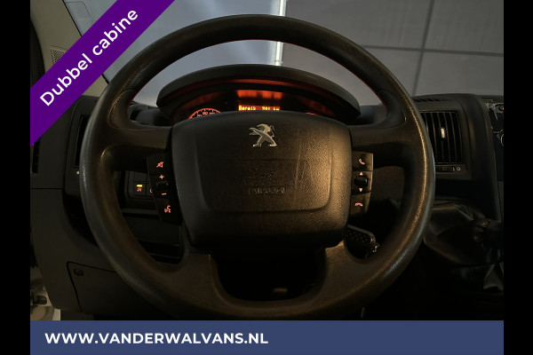 Peugeot Boxer 2.0 BlueHDI 131pk Pick up Dubbele Cabine Open Laadbak Euro6 Airco | 7-zits Navigatie