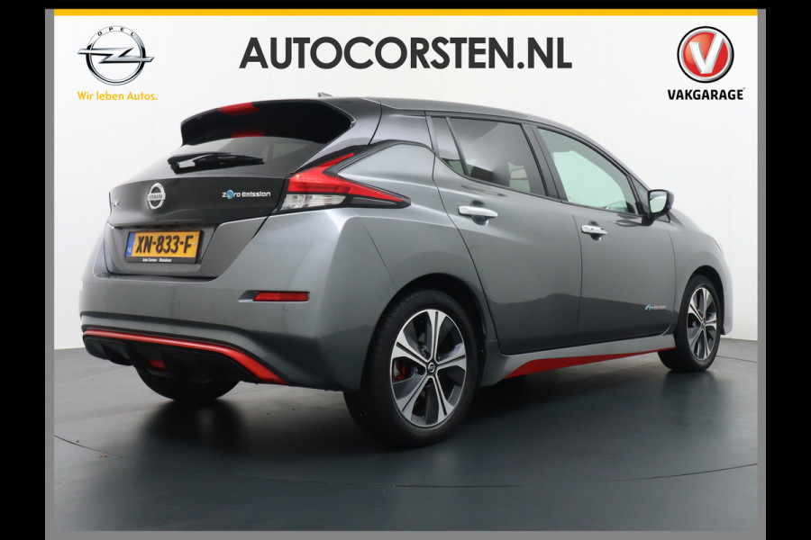 Nissan Leaf Carplay - Android Auto Bose Ecc Leder Stoel+Stuur verw. Navi Adap. Cruise Control LMV 360 Camera Multimedia DAB Led Regen-licht  Eco - E-Pedal