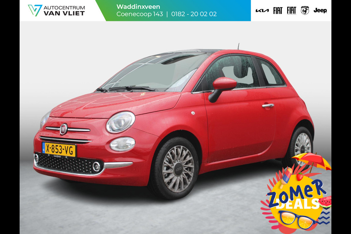 Fiat 500 Hybrid Dolcevita | MY24 | Clima | Cruise | PDC | 15" | Pan. dak | 7" TFT Display | Apple Carplay | Beschikbaar in overleg