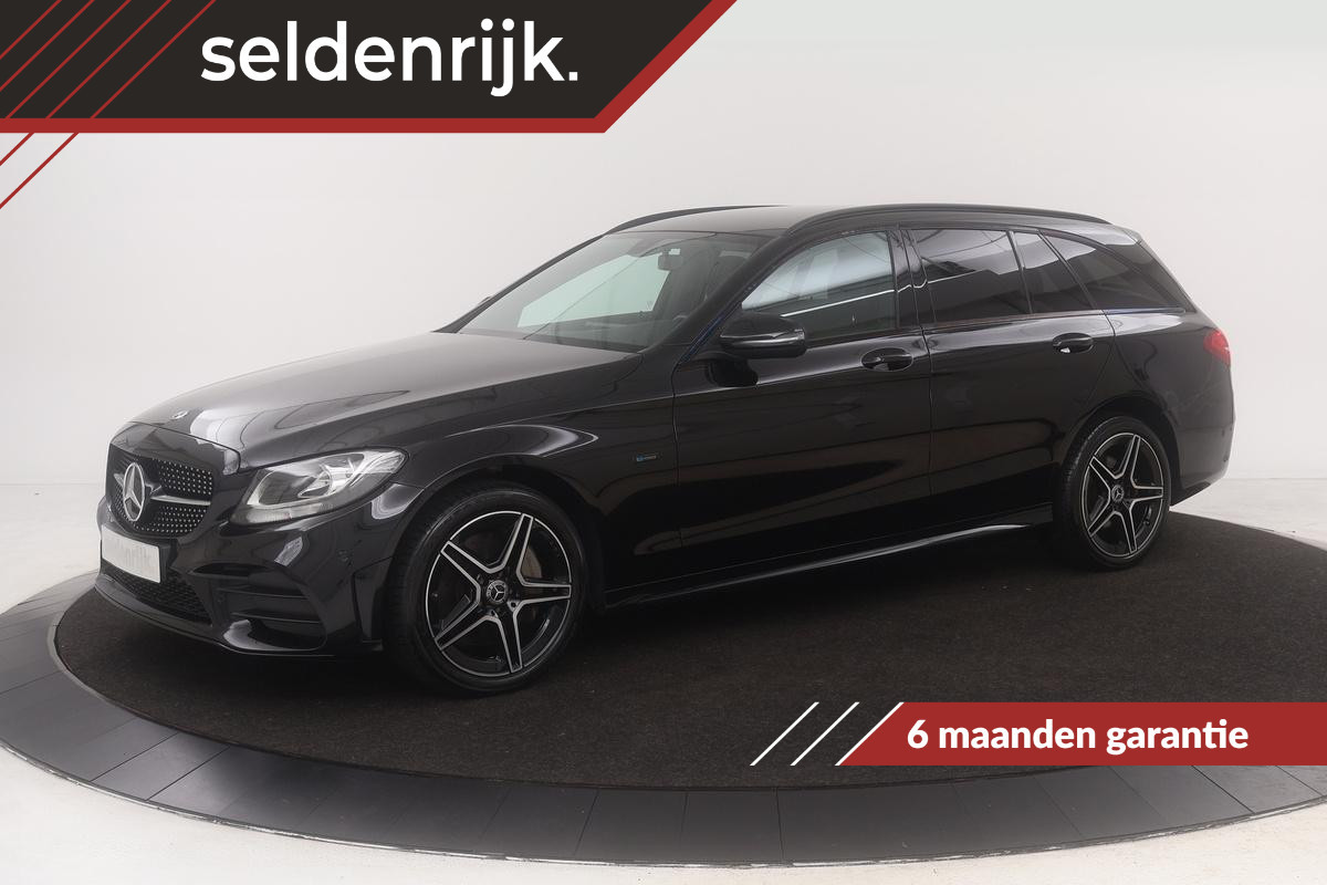 Mercedes-Benz C-Klasse 300 de AMG Night | Trekhaak | Stoelverwarming | Carplay | Navigatie | Half leder | Park Assist | Climate control | Cruise control