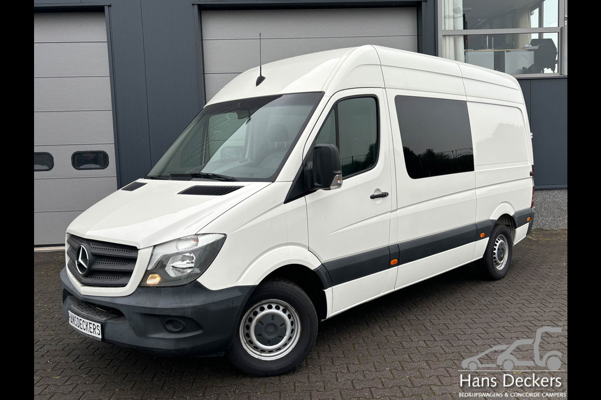 Mercedes-Benz Sprinter 316 L2 H2 Airco Dubbel Cabine 7 Persoons 3500 Trekgewicht Euro 6