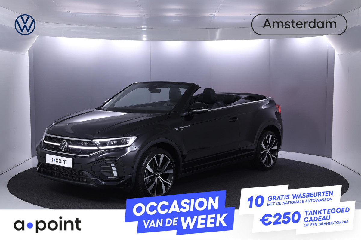 Volkswagen T-Roc Cabrio 1.5 TSI R-Line cabrio 150PK DSG (Automaat) | Navigatie | Parkeercamera | 19"LM velgen |