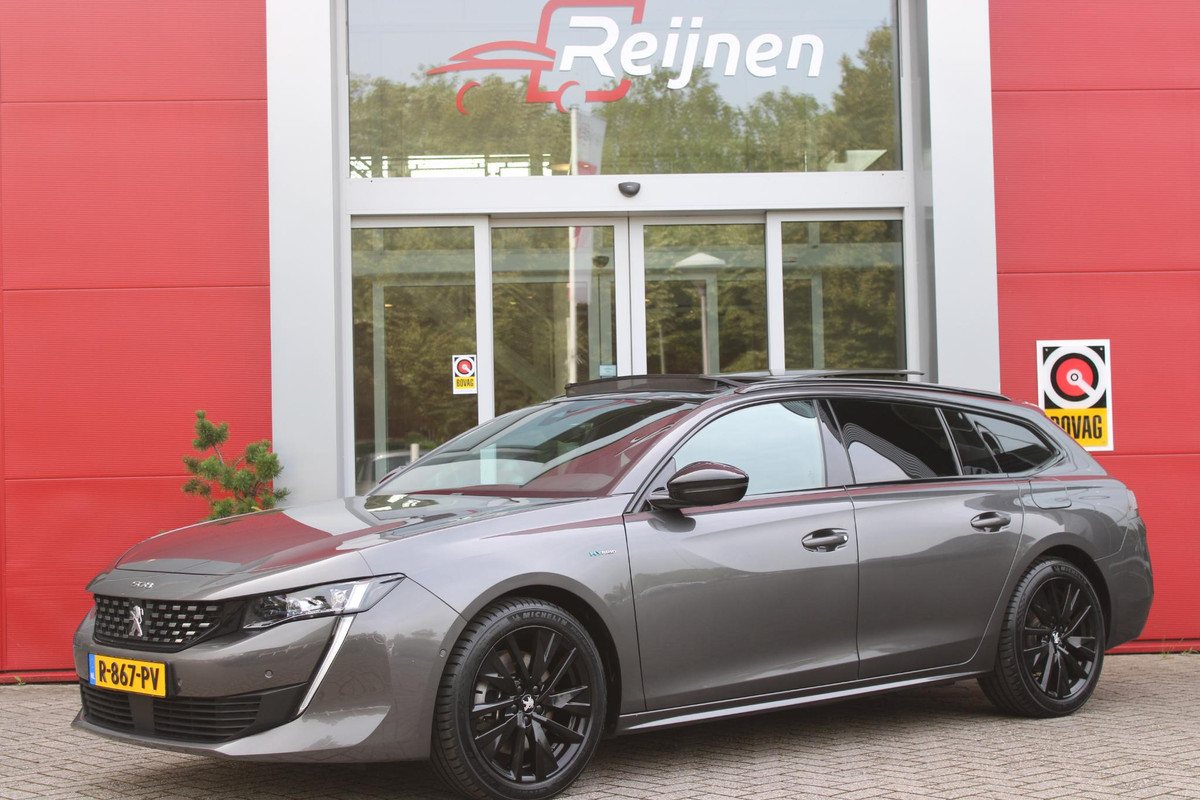 Peugeot 508 SW 1.6 HYbrid 225PK AUTOMAAT GT PACK BUSINESS | PANORAMA SCHUIF / KANTELDAK | FOCAL AUDIO SYSTEM | NAVIGATIE 10" TOUCHSCREEN | 360° CAMERA | DODEHOEK BEWAKING | ELEKTRISCHE STOEL VERSTELLING MET GEHEUGEN | LEDEREN BEKLEDING | STOEL VERWARMING | STOELEN MET MASSAGE FUNCTIE |KEYLESS ENTRY/START | ADAPTIVE CRUISE CONTROL | CLIMATE CONTROL | FULL LED KOPLAMPEN | 18" LICHTMETALEN VELGEN | ELEKTRISCHE ACHTERKLEP | APPLE CARPLAY/ANDROID AUTO | ADAPTIVE DEMPING SYSTEM |