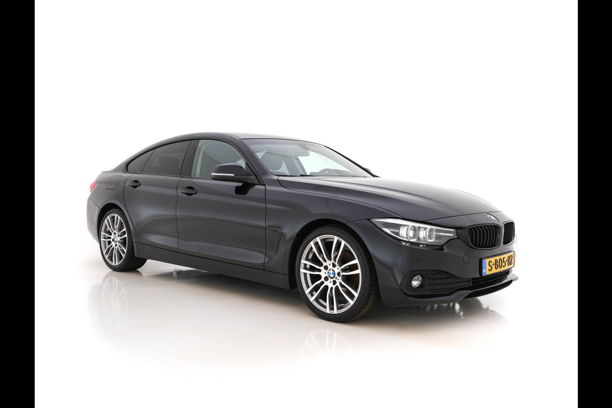 BMW 4 Serie Gran Coupé 418d High Executive *DAKOTA-FULL-LEATHER | LED-LIGHTS | NAVI-FULLMAP | ECC | PDC | CRUISE | SPORT-SEATS | 19''ALU*