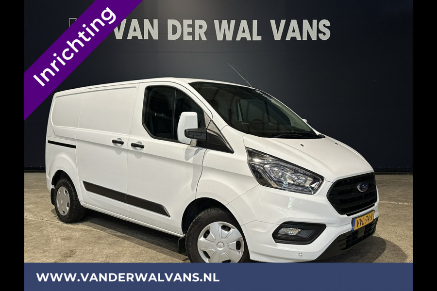 Ford Transit Custom 2.0 TDCI L1H1 inrichting Euro6 Airco | Parkeersensoren | Stoelverwarming Cruisecontrol, LED, achterklep, bijrijdersbank, 2350kg trekvermogen