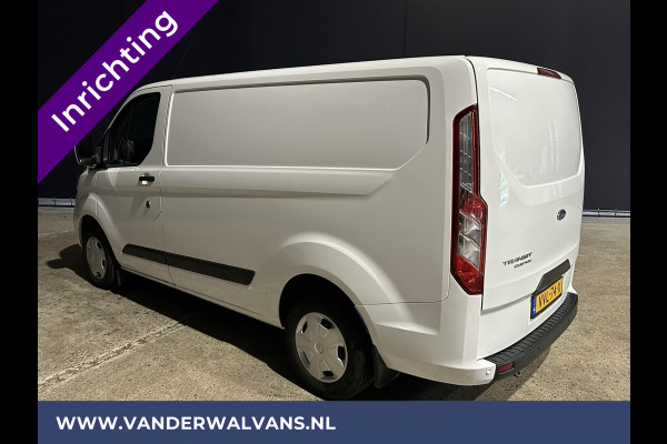 Ford Transit Custom 2.0 TDCI L1H1 inrichting Euro6 Airco | Parkeersensoren | Stoelverwarming Cruisecontrol, LED, achterklep, bijrijdersbank, 2350kg trekvermogen