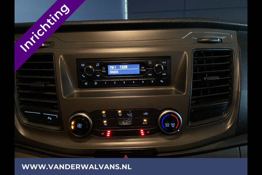 Ford Transit Custom 2.0 TDCI L1H1 inrichting Euro6 Airco | Parkeersensoren | Stoelverwarming Cruisecontrol, LED, achterklep, bijrijdersbank, 2350kg trekvermogen