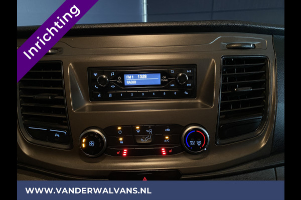 Ford Transit Custom 2.0 TDCI L1H1 inrichting Euro6 Airco | Parkeersensoren | Stoelverwarming Cruisecontrol, LED, achterklep, bijrijdersbank, 2350kg trekvermogen