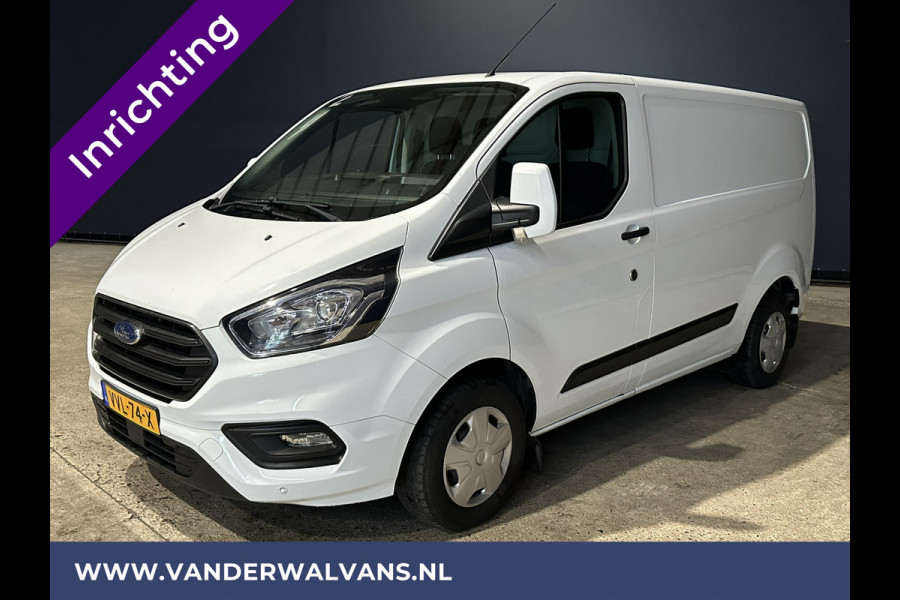 Ford Transit Custom 2.0 TDCI L1H1 inrichting Euro6 Airco | Parkeersensoren | Stoelverwarming Cruisecontrol, LED, achterklep, bijrijdersbank, 2350kg trekvermogen