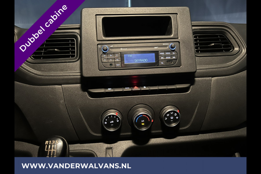 Renault Master 2.3 dCi 135PK Pick up Open laadbak Dubbele cabine Euro6 Airco | 7 Zitplaatsen Trekhaak 2500KG, Bluetooth-telefoonvoorbereiding