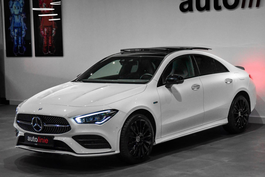 Mercedes-Benz CLA-Klasse 250 e AMG Plug-In, Pano, 360, BTW, Keyless, Dodeh, Sfeer, CarPlay!