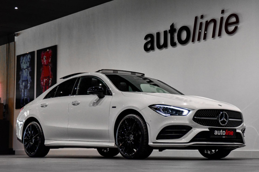 Mercedes-Benz CLA-Klasse 250 e AMG Plug-In, Pano, 360, BTW, Keyless, Dodeh, Sfeer, CarPlay!