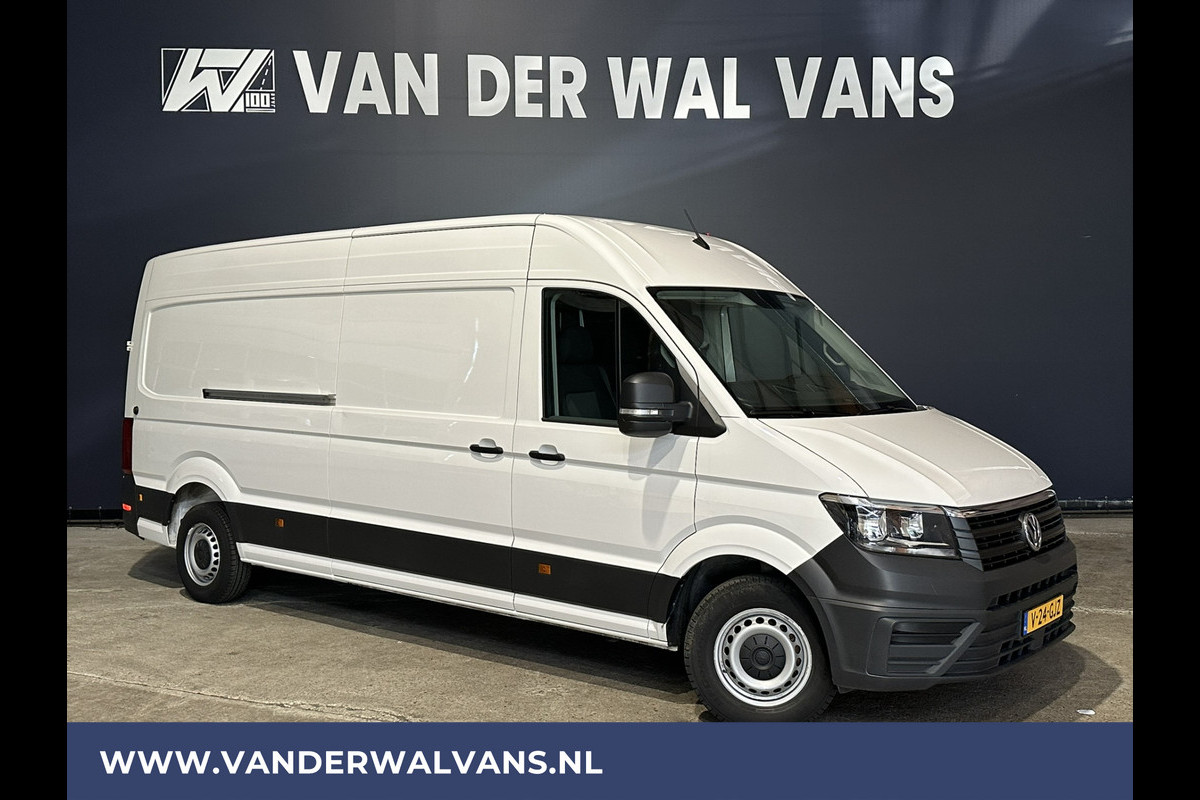 Volkswagen Crafter 2.0 TDI 140pk L4H3 L3H2 Euro6 Airco | 2x zijdeur | Camera | Apple Carplay Android Auto, Bijrijdersbank