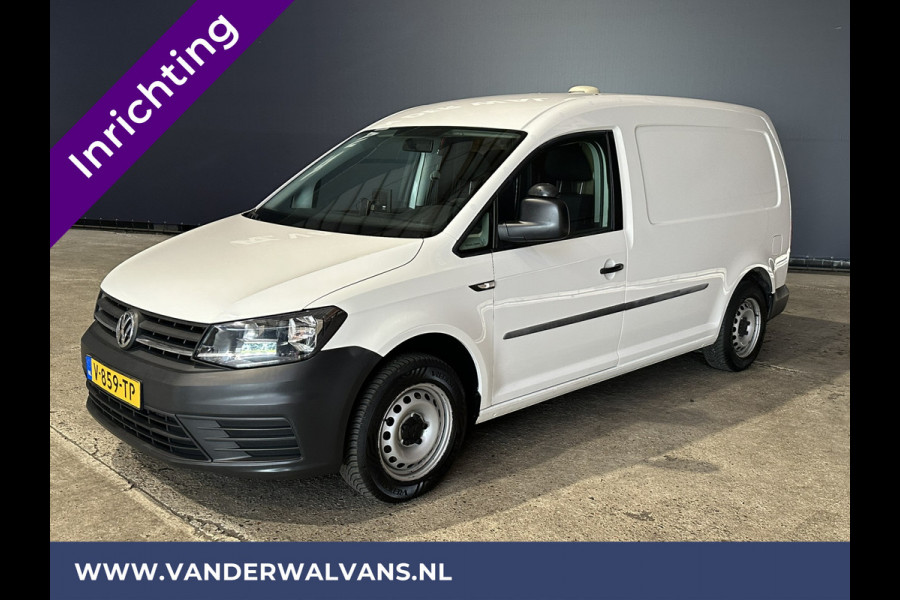 Volkswagen Caddy 2.0 TDI 102pk L2H1 inrichting Euro6 Airco | Navigatie | Apple Carplay | Cruisecontrol Android Auto, 1500kg Trekhaak, Zijdeur