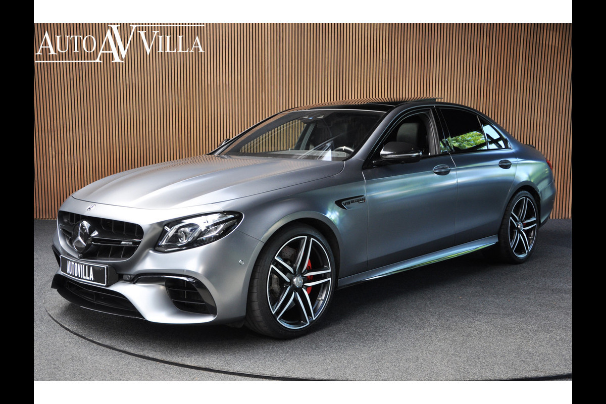 Mercedes-Benz E-Klasse AMG 63 S 4 MATIC+ Pano Distronic 360 Camera Mountain Grey Carplay