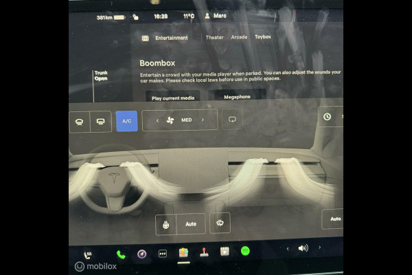 Tesla Model 3 SR+ Blauw MiC 60kwh AMD RYZEN MMX PACK