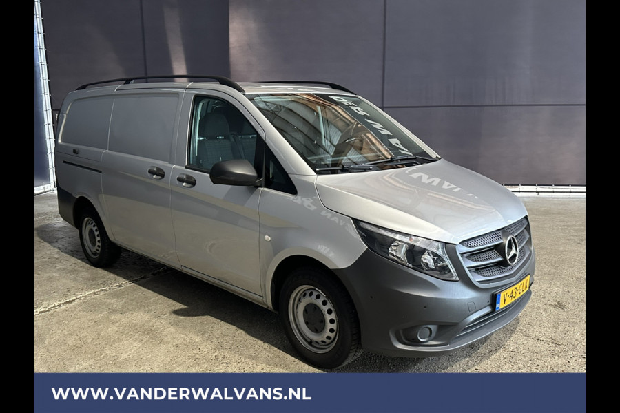 Mercedes-Benz Vito 116 CDI 163pk L2H1 Euro6 Airco | Navigatie | Cruisecontrol | Parkeersensoren Stoelverwarming, Dakdragers, Bluetooth-telefoonvoorbereiding, Bijrijdersbank