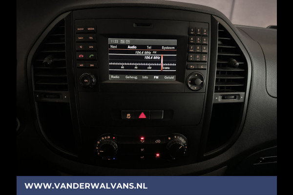 Mercedes-Benz Vito 116 CDI 163pk L2H1 Euro6 Airco | Navigatie | Cruisecontrol | Parkeersensoren Stoelverwarming, Dakdragers, Bluetooth-telefoonvoorbereiding, Bijrijdersbank