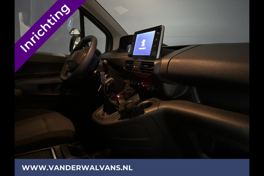 Peugeot Partner 1.5 BlueHDI 102pk L1H1 inrichting Omvormer Euro6 Airco | Android Auto | Trekhaak cruisecontrol, parkeersensoren, zijdeur