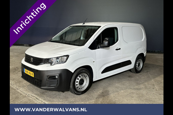 Peugeot Partner 1.5 BlueHDI 102pk L1H1 inrichting Omvormer Euro6 Airco | Android Auto | Trekhaak cruisecontrol, parkeersensoren, zijdeur