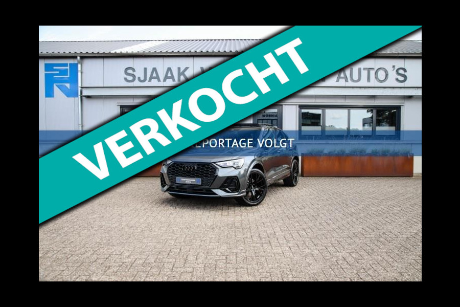 Audi Q3 Sportback 35 TFSI 1.5TFSI S Line Pro Line S 150pk S-Tronic! Panoramadak|Virtual Cockpit|LED Matrix|Leder|CarPlay|Black|20