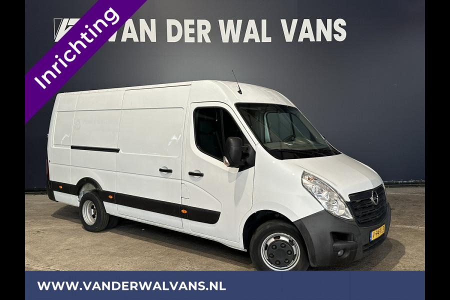 Opel Movano 2.3 CDTI 145pk Dubbel lucht 3500kg trekhaak L3H2 inrichting Euro6 Airco | Omvormer navigatie, camera, cruisecontrol, parkeersensoren