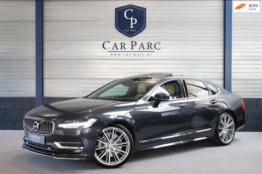 Volvo S90 2.0 T6 AWD Inscription BOMVOL/VIRTUAL/HUD/360/CAMERA/MEMORY/B&W/LEER+S.VERWARMING/KEYLESS/ACC/ECC/21/12MDN GARANTIE!