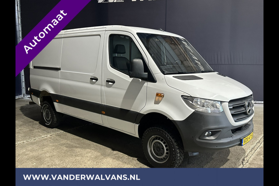 Mercedes-Benz Sprinter 319 CDI 190pk 3.0 Liter V6 Automaat 4x4 aandrijving L2H1 Euro6 | Airco | 2x Zijdeur Navigatie, Camera, Trekhaak, Cruisecontrol, Chauffeursstoel, Parkeersensoren, Lederen bekleding