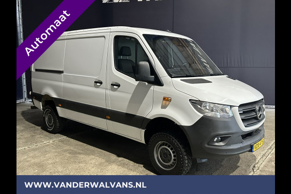 Mercedes-Benz Sprinter 319 CDI 190pk 3.0 Liter V6 Automaat 4x4 aandrijving L2H1 Euro6 | Airco | 2x Zijdeur Navigatie, Camera, Trekhaak, Cruisecontrol, Chauffeursstoel, Parkeersensoren, Lederen bekleding