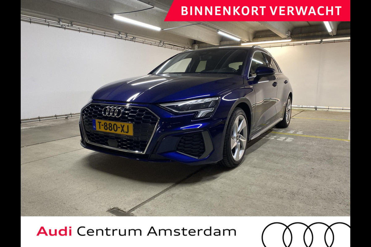 Audi A3 Sportback 30 TFSI S-Line 110 pk S-tronic | Verlengde garantie | Navigatie | Parkeersensoren (Park assist) | LED koplampen | S-Line