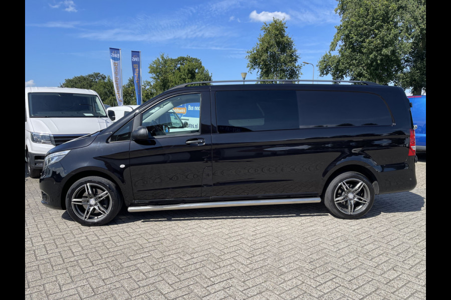 Mercedes-Benz Vito 119 CDI automaat Extra Lang L3H1 / vaste prijs rijklaar € 21.950 ex btw / lease vanaf € 393 / airco / cruise / navi / camera / sidebars / 18 inch velgen / euro 6 !