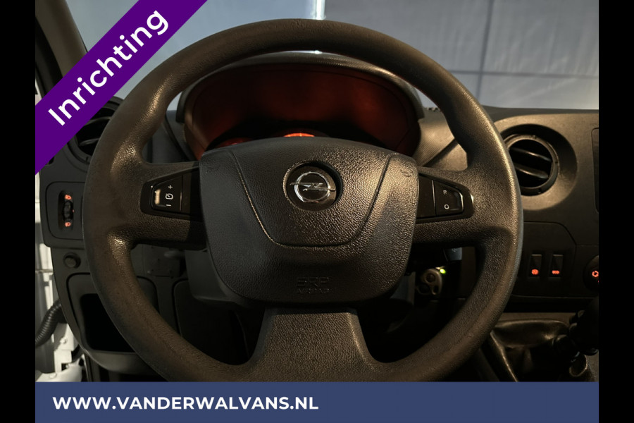 Opel Movano 2.3 CDTI 145pk L2H2 inrichting Euro6 Airco | Omvormer | Navigatie | Imperiaal Camera, Trap, Cruisecontrol, 2500kg Trekhaak, Parkeersensoren, Bijrijdersbank