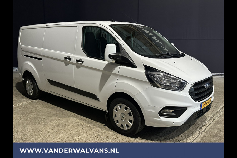 Ford Transit Custom 2.0 TDCI 130pk L2H1 Euro6 Airco | cruisecontrol | 2800kg trekvermogen parkeersensoren, verwarmde voorruit, LED, bijrijdersbank